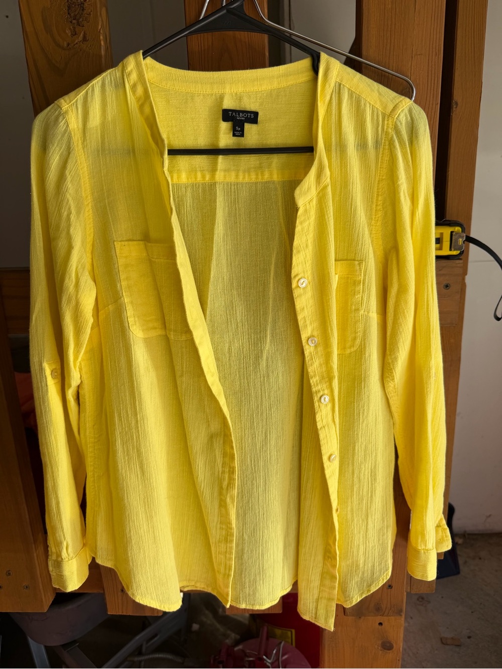Talbots Sunny Yellow Lightweight Top